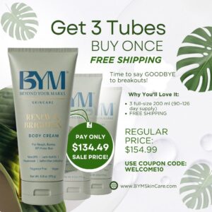 BYM KP Cream Buy Once 3 Tubes