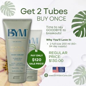 BYM KP Cream Buy Once Get 2 Tubes (On Pre-Sale! Shipment Starts October 2026)